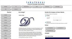 Desktop Screenshot of lokalbasar.de