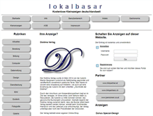 Tablet Screenshot of lokalbasar.de